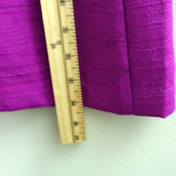 Loft Purple Sweetheart Neckline Shift Mini Dress With Pockets Women's Size 4 - Picture 9 of 10